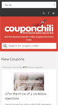 Mobile Screenshot of couponchili.com